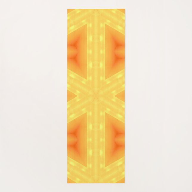 Tapete De Yoga Caleidoscópio com Sol Brilhante (Verso)