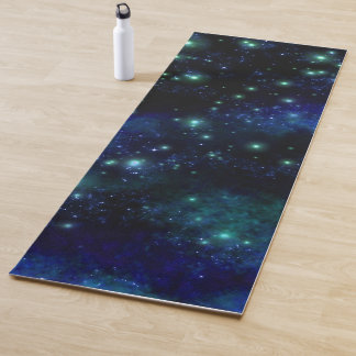 Tapete De Yoga Calming Blue Galaxy