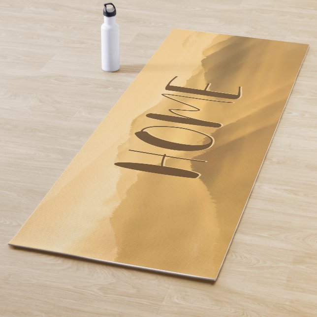 Tapete De Yoga Camadas de ouro do nevoeiro da manhã asas do sol a (In Situ)