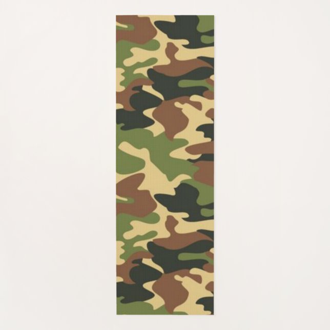 Tapete De Yoga camuflagem (Frente)