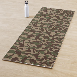Tapete De Yoga Camuflagem de madeira profunda