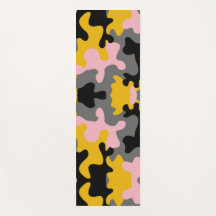 Camuflagem Dupla Padrão Militar Yoga Mat