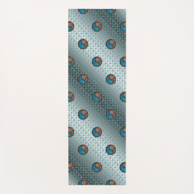 Tapete De Yoga Cancer e Cobra da Terra (Frente)