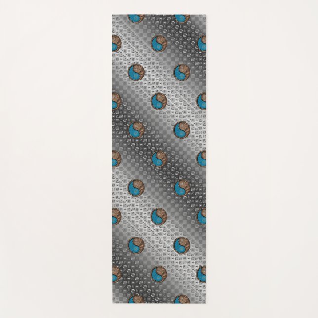 Tapete De Yoga Cancer e Coelho da Terra (Frente)