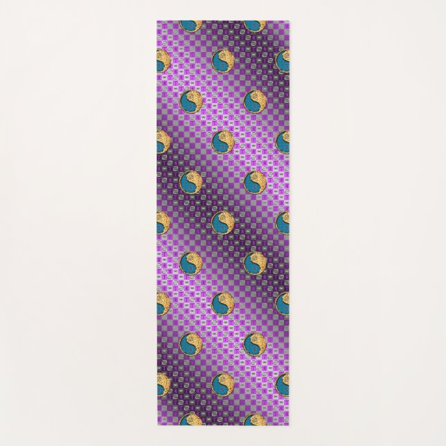 Tapete De Yoga Cancer e lança-fogo (Frente)