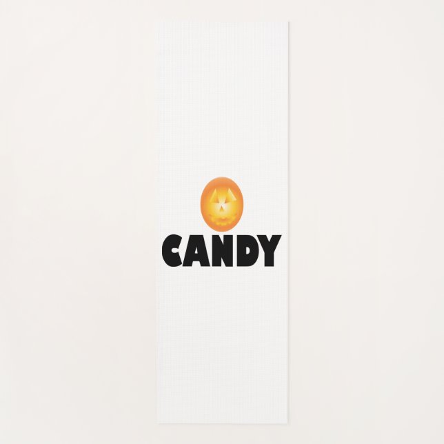 Tapete De Yoga Candy Halloween (Frente)