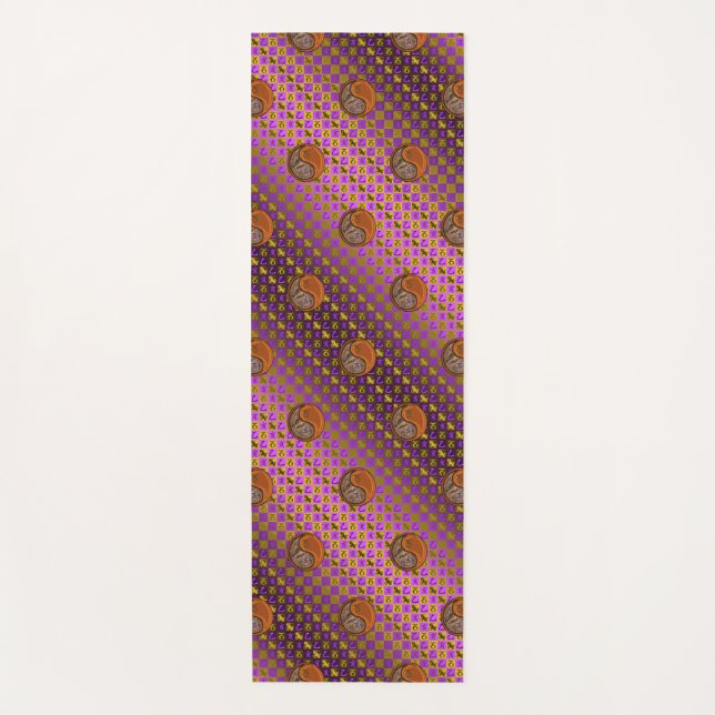 Tapete De Yoga Capricórnio e Madeira Boar (Frente)