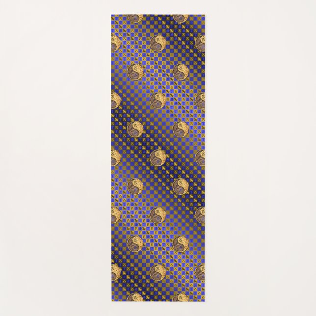 Tapete De Yoga Capricórnio e Ox Fogo (Frente)