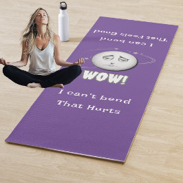 Tapete de Yoga Cara da Lua WOW Humorístico