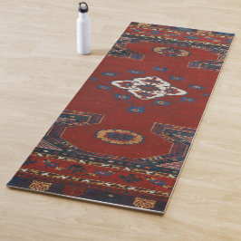 Tapete De Yoga Carpete Persa Oriental Antiquado