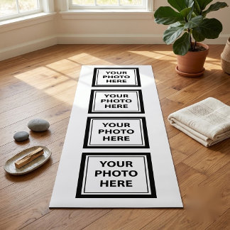 Tapete De Yoga Carregar 4 Fotos – Personalizar Imagem