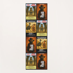 Tapete De Yoga Cartaz de Filme Western Paródia