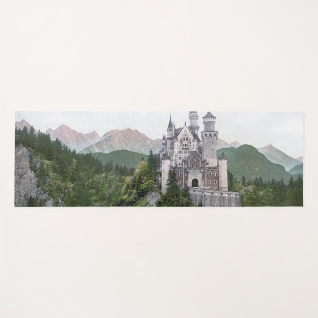 Tapete De Yoga Castelo alemão Fairytale (Frente (Horizontal))