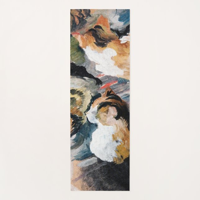 Tapete De Yoga Cat, August Macke (Frente)