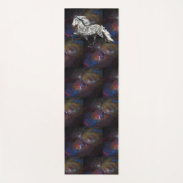 Tapete De Yoga Cavalo Islandês chamado Nebulosa Carismática Grá