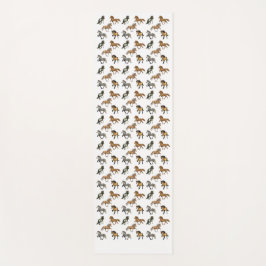 Tapete De Yoga Cavalos islandeses em Gait