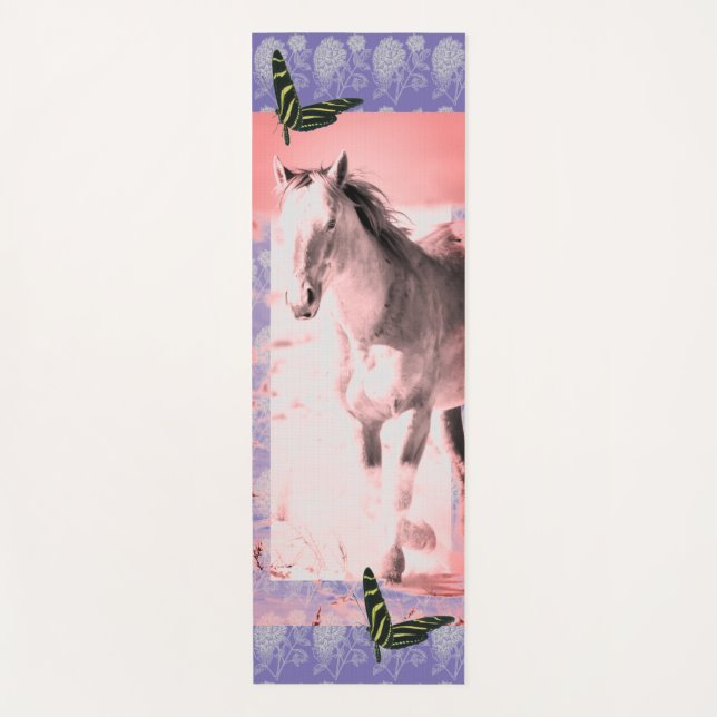 Tapete De Yoga CAVALOS SELVAGENS DE UTAH YOGA Mat (Frente)