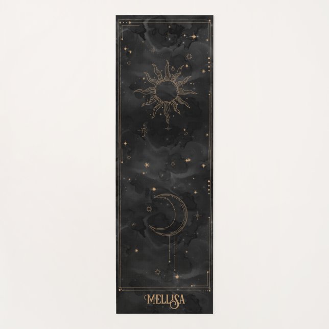 Tapete De Yoga Celestial Sun and Moon Yoga Mat (Frente)
