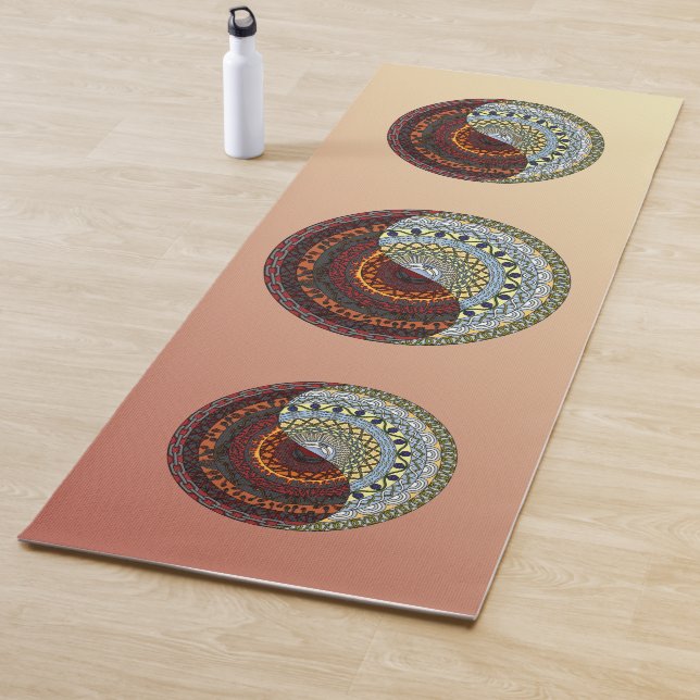 Tapete De Yoga Céu e Inferno Mandala Yoga Mat (In Situ)