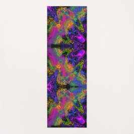 Tapete De Yoga Céu Espacial Sob A Água