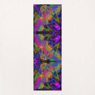 Tapete De Yoga Céu Espacial Sob A Água