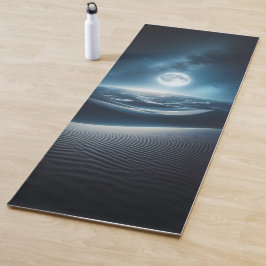 Tapete De Yoga Céu Estrelado & Dunas ao Luar