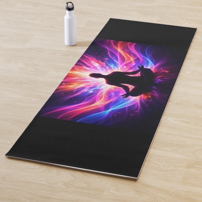Tapete De Yoga Chakra Glow Yoga Mat Meditation Design (In Situ)