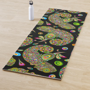 Tapete De Yoga Chameleon Psychedelic Fantasy