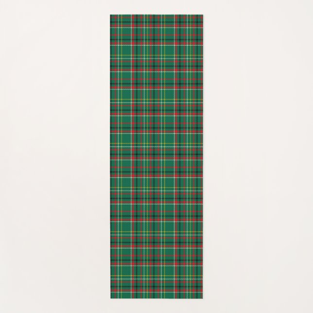Tapete De Yoga Christmas Plaid Green Pattern-23914 (Frente)