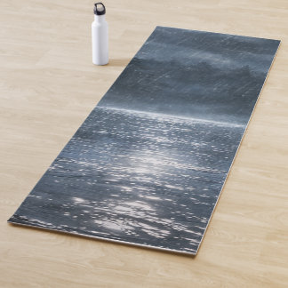 Tapete de Yoga Chuva ao Luar — Brilho da Água Atmo