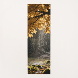 Tapete De Yoga Chuva de galhos exustantes em chão mossico