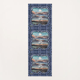 Tapete De Yoga Cidade futura da luz