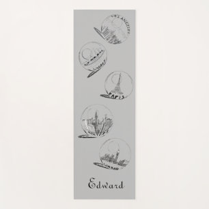 Tapete De Yoga Cidade Negra Malhação de Saúde Pessoal #2