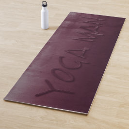 Tapete De Yoga Cinza Roxo de Yoga Man