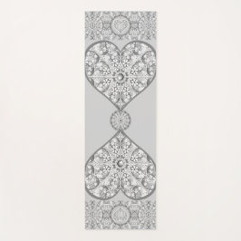 Tapete De Yoga Cinzas de rendas cerâmicas