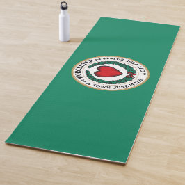 Tapete De Yoga City Flag of Worcester (Massachusetts)