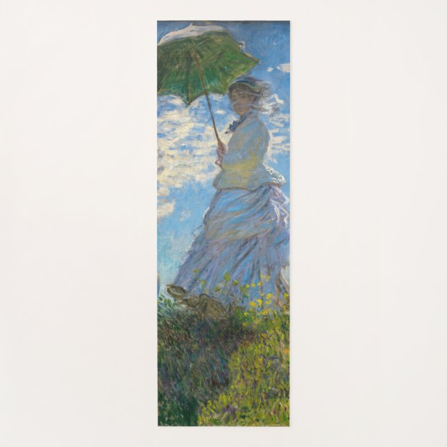 Tapete De Yoga Claude Monet - O Promenade, Mulher com Parasol (Frente)