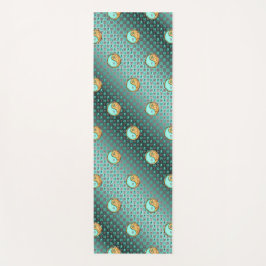 Tapete De Yoga Coelho Aquário e Fogo