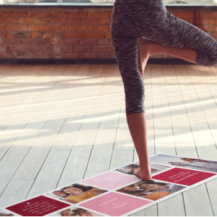 Tapete De Yoga Colagem de Fotografias de namorados Foto persona