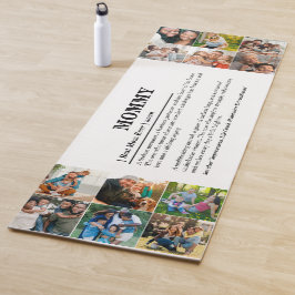 Tapete De Yoga Colagem de Fotografias Personalizada Definição de