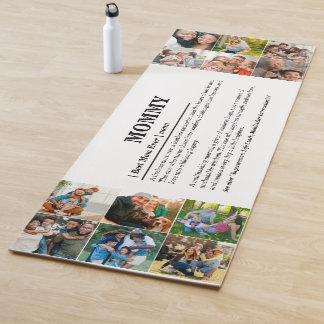 Tapete De Yoga Colagem de Fotografias Personalizada Definição de