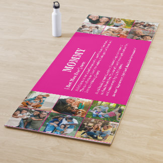 Tapete De Yoga Colagem de Fotografias Personalizada Definição de
