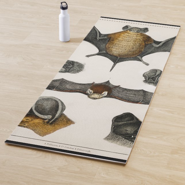 Tapete De Yoga Coleção de vários morcegos (In Situ)