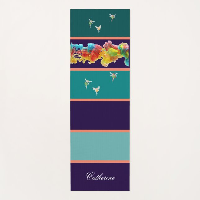 Tapete De Yoga Coloração Personalizada Moderna (Frente)