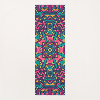 Tapete De Yoga Colorful Indian Mexican Ethnic Oriental Rug Mandal