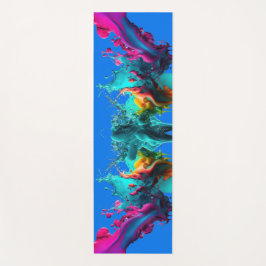 Tapete De Yoga Colorful Stylish Paint Splatter