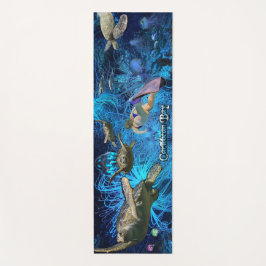Tapete De Yoga Colorful Stylish Sea Life
