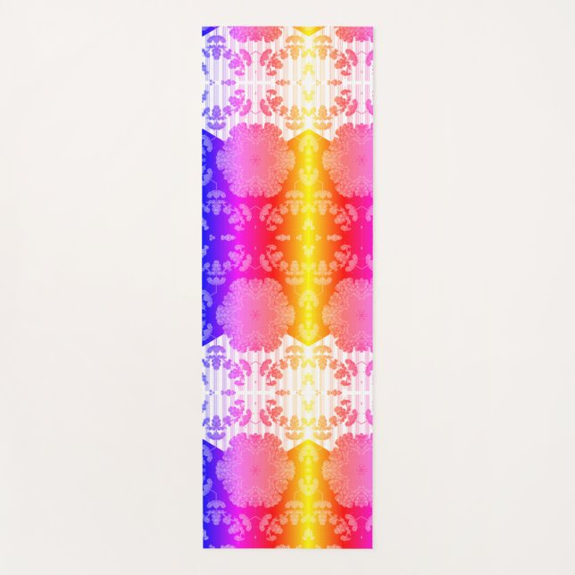 Tapete De Yoga Colorido (Frente)