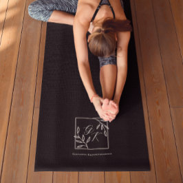 Tapete de Yoga com Crista Botânica | Monograma Ate
