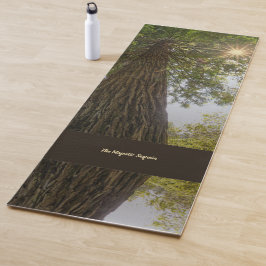Tapete de Yoga com Foto de Floresta Pacífica com L